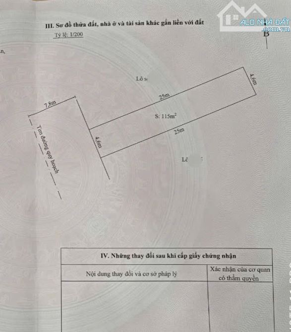 Đất mặt đường Vĩnh Lưu, Đông Hải 1, Hải An   D.tích: 115m (ngang 4.6m )  Hướng: Tây Nam  - - 2