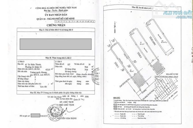 Bán nhà mặt tiền 82 Tô Hiên Thành, Phường 15, Quận 10 DT 4.2x25m 106m2 5 tầng giá 30 tỷ - 3