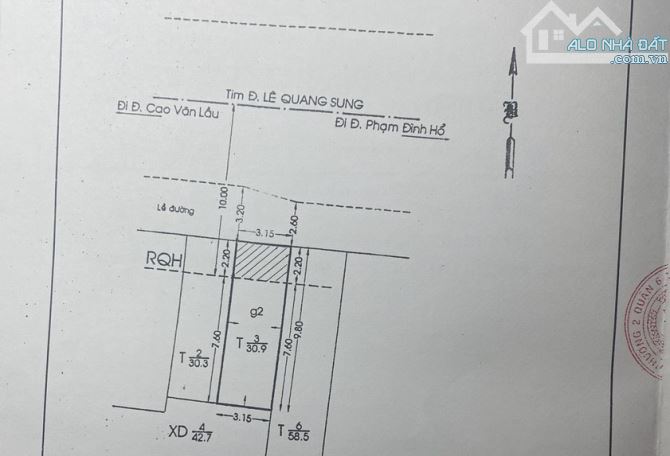 Mặt tiền Lê Quang Sung P2 Q6. DT 3,2 x 9,8, 2 tầng. Giá 8,6 tỷ TL. - 8