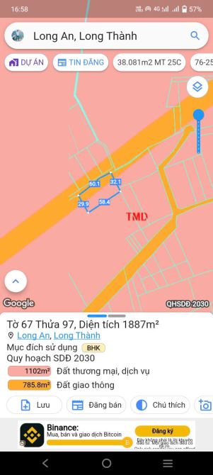 1887m2 đường 32m mặt trước sân bay, cách cổng sân bay 500m, giá đầu tư nhất