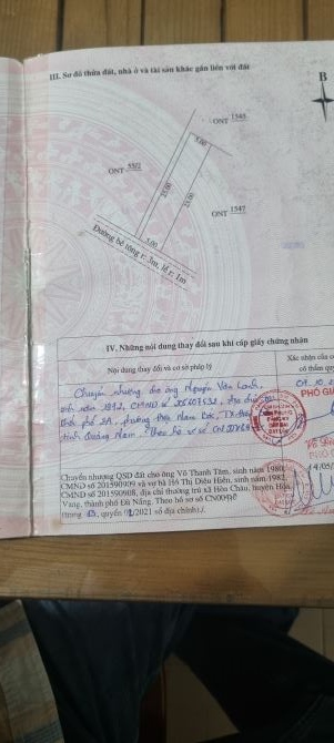 HOT🔥🔥HOT BÁN LÔ GÓC XÃ ĐẠI HIỆP,ĐẠI LỘC,QUẢNG NAM,S125m,GIÁ 998TR - 1