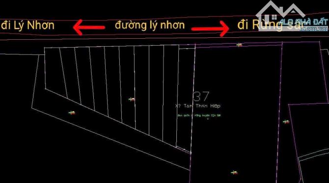 Bán lô đất đẹp mặt tiền lý Nhơn cần giờ HCM. DT: 5049m2 giá 16 tỷ - 2