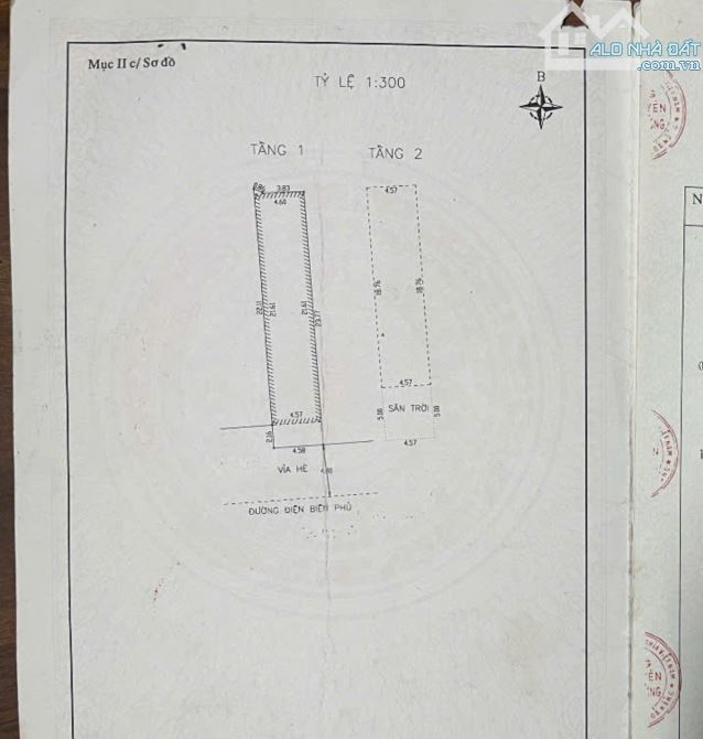 🔥 Nhà 2 tầng mặt tiền đường Điện Biên Phủ , gần Lê Độ