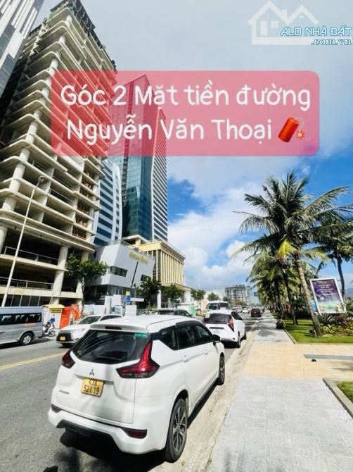 BÁN LÔ GÓC MẶT TIỀN NGUYỄN VĂN THOẠI, SƠN TRÀ 200M2 NGANG GẦN 9M NỞ HẬU - CHƯA QUA ĐẦU TƯ