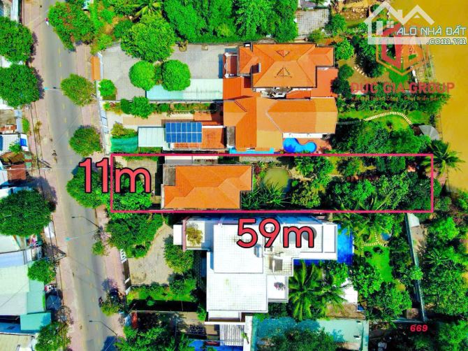 Nhà bán mặt tiền đường Nguyễn Thành Phương mặt hậu view sông Đồng Nai  694m2 giá 48 tỷ