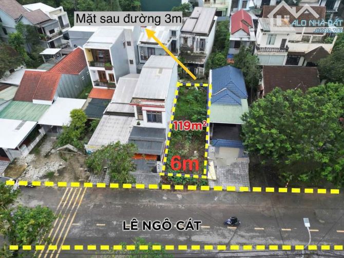 Đất Mặt Tiền Đường Lê Ngô Cát - P. Thủy Xuân - TP Huế - 119m2  (ngang 6) - 1