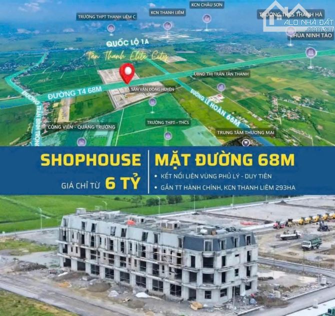 BÁN CĂN SHOPHOUSE TÂN THANH ELIT ĐÃ CÓ SỔ ĐỎ Ở VÀ KINH DOANH SẦM UẤT GIÁ SIÊU HẤP DẪN - 1