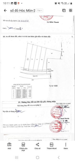 BÁN ĐẤT ĐƯỜNG XUÂN THỚI SƠN 8, HUYỆN HÓC MÔN, 849.8 M2 - 2