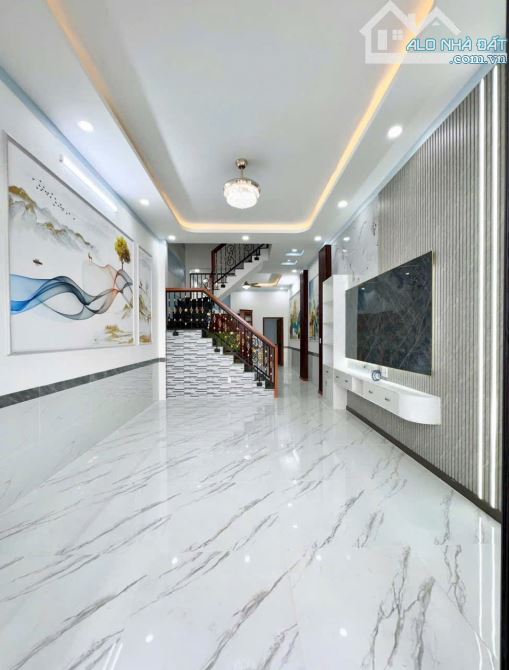 CHỦ GỞI BÁN NHÀ (HOÀN CÔNG) 1TRỆT 1LẦU. DT: 80M2 KDC VIP CỔNG SAU POUCHEN P. HOÁ AN - 2