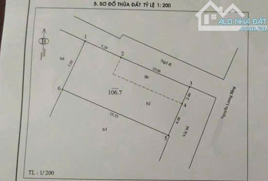 106M2 ĐẤT - MT GẦN 7M - LÔ GÓC - Ô TÔ  - HOÀNG CẦU - QUẬN ỦY ĐỐNG ĐA - 38 TỶ (TL) - 2