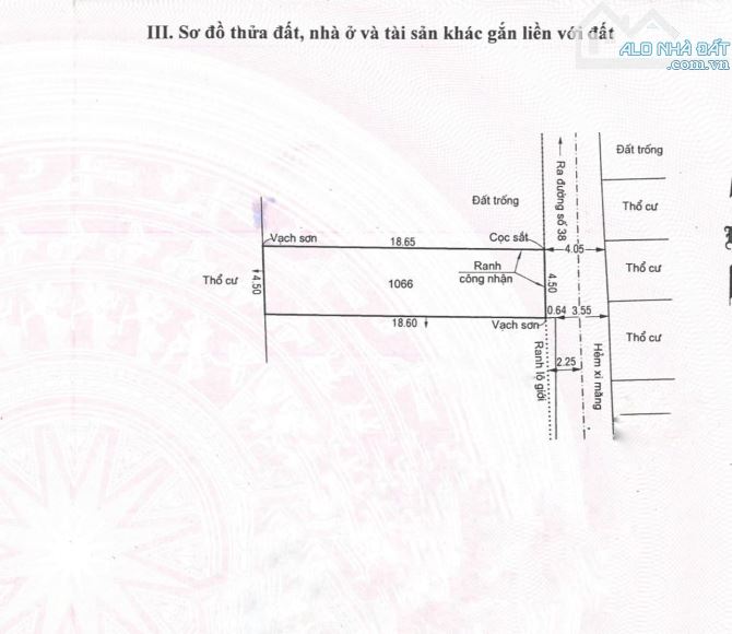 Cần bán đất hẻm xe hơi, gần mặt tiền đường số 38, Hiệp Bình Chánh, Thủ Đức - 3