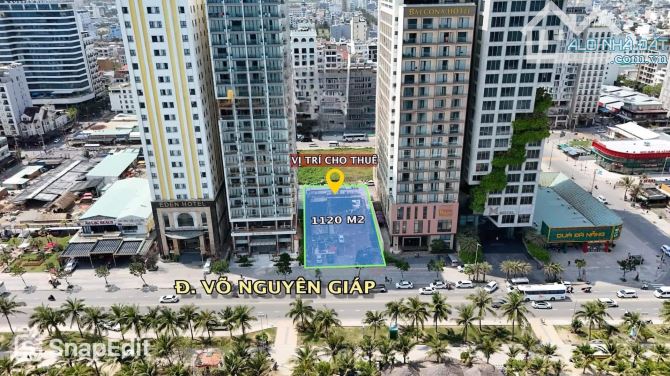 Cho thuê 1120m2 MT Võ Nguyên Giáp thích hợp mở nhà hàng, siêu thị