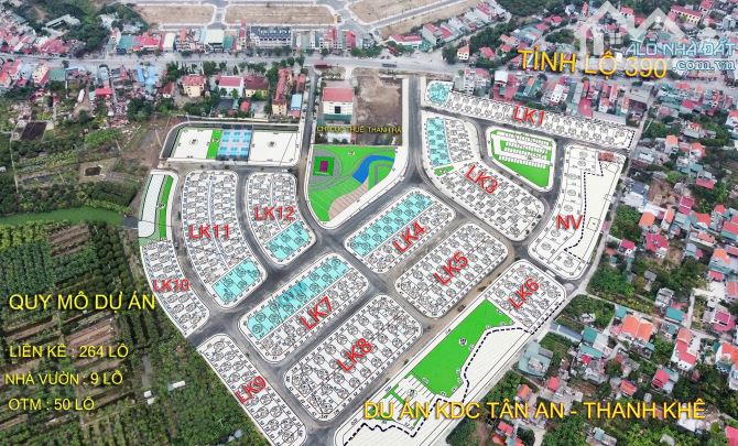 Thông tin dự án đất nền KDC mới Tân An - Thanh Khê