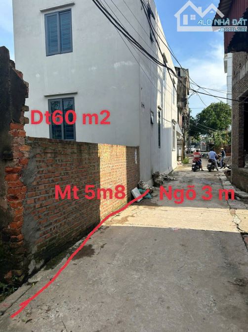 BÁN ĐẤT 60M FULL THỔ CƯ TẠI LAM ĐIỀN-CHƯƠNG MỸ-HÀ NỘI