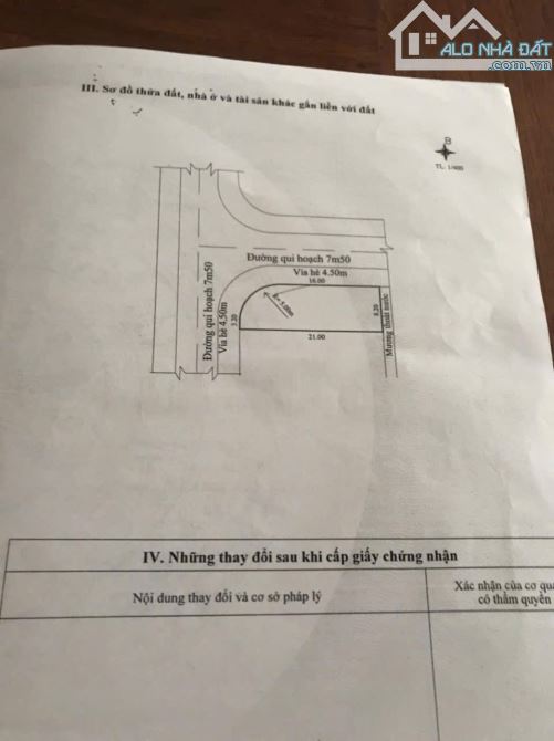 BÁN LÔ GÓC 2 MẶT TIỀN 168M2 ĐƯỜNG 7.5m NGUYỄN XIỂN VÀ SƠN THUỶ ĐÔNG 2.