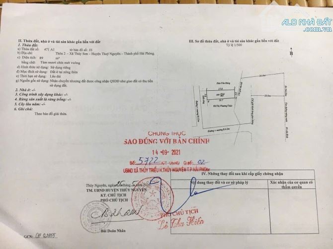 -Bán lô mặt đường Máng Nước vị trí tuyệt đẹp  ✅ Diện tích 89m2.  ✅ Hướng Đông ( cực hiếm) - 1