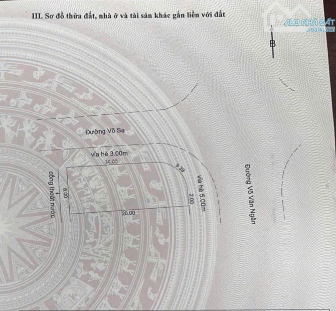 Bán Lô Góc 2MT đường 10.5m Võ Văn Ngân & Võ Sạ - DT: 153m2 (ngang 8m) - Giá 7.1 tỷ TL - 1