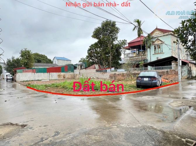 Bán đất nền sổ đỏ thổ cư 100% - Lô góc, đường thông ô tô tránh, gần chợ Thanh Trí, Minh Ph - 1