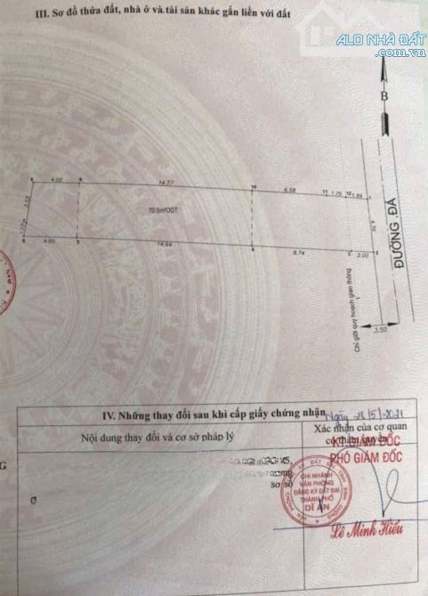 Bán Đất Gần Chợ Dĩ An 1 , Đất 140m Đường xe hơi 5m - 2
