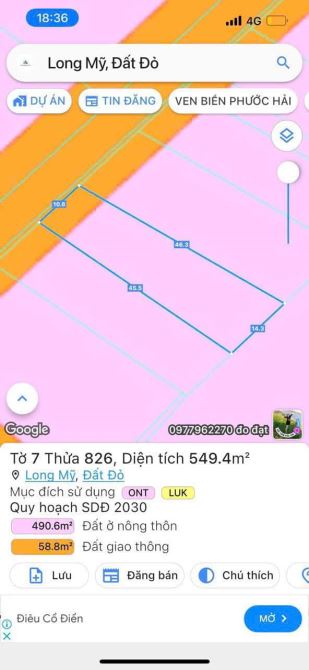 THỊ TRẤN PHƯỚC HẢI VỊ TRÍ ĐẮC ĐỊA- ĐI BIỂN CHỈ 2KM - 3