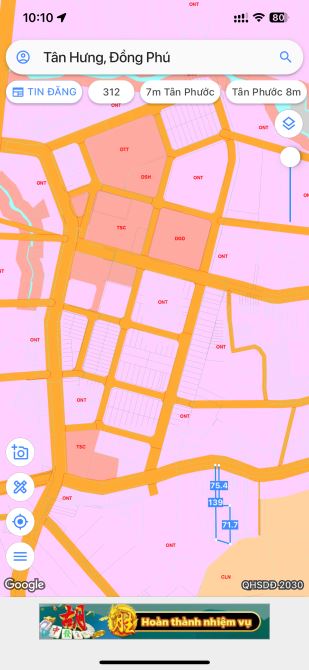 2 Sào 2 đất Tân Hưng NGAY UBND xã giá 1 tỉ - 3