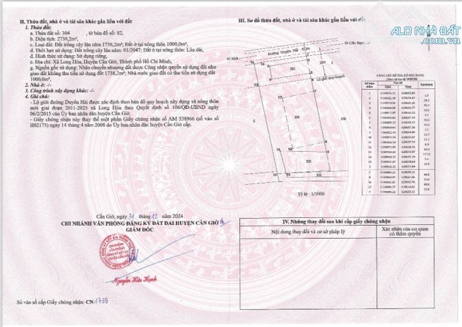 Bán đất thổ cư MT Duyên Hải, Long Hòa, Cần Giờ: 41 x 90, giá 105 tỷ. - 4