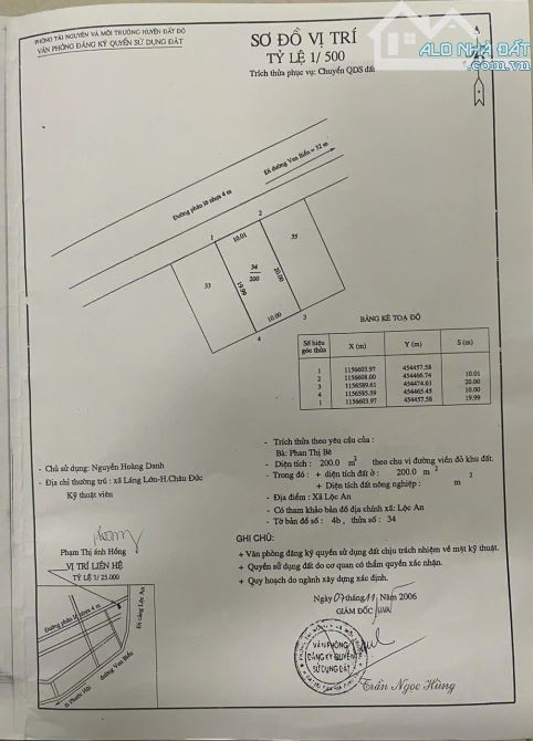 Bán đất mặt tiền đường Hàng Dương - Lộc An 10x20 giá chỉ 3.6 tỷ - 4