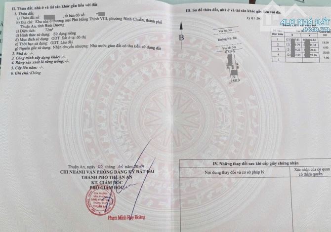 3,3Tỷ TL🔥Bán đất trục chính 72m2 đường N1_KDC Phú Hồng Thịnh 8, p.Bình Chuẩn, Thuận An - 5