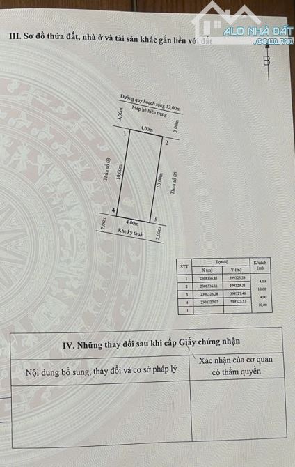 40m đất kho 3 Lạc Viên Lê Lai giá rẻ nhất thế giới 110 triệu