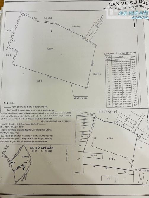 Bân lô đất 2200mv ngay đường đỗ xuân hợp gần ngã tư bình thái quận 9 cũ 75 tỷ