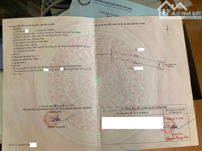 Đất đẹp như ý dành cho giới chủ trọ tọa lạc tại Trạm Bạc, Lê Lợi