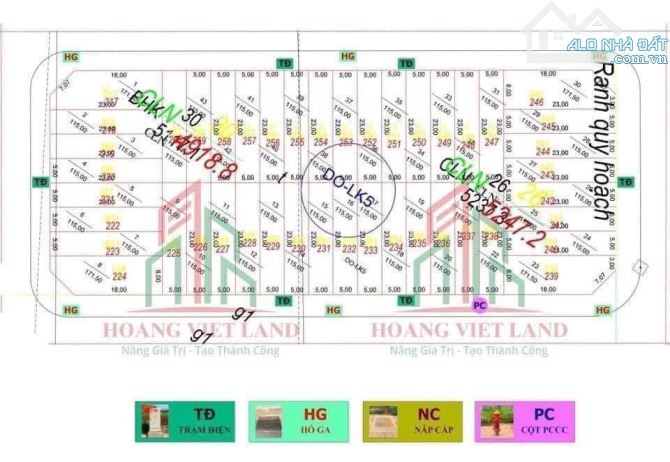 Khách gửi: Lk5 TDp8 đường 30m đối diện biệt thự Eco. ——— DT: 10x23m H: Đông Bắc  Giá: 10,8