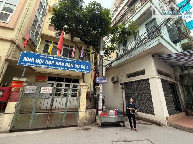 bán nhà Hoàng Mai 65m ô tô đỗ cửa, thang máy, sát mặt phố