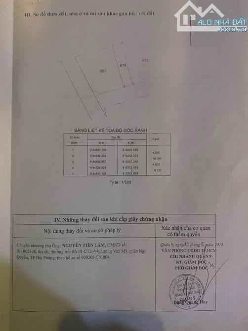 Đất hàng hiếm tại Long Trường, quận 9,Thủ Đức 71m2, mặt tiền 6m,có vỉa hè pháp lý đầy đủ