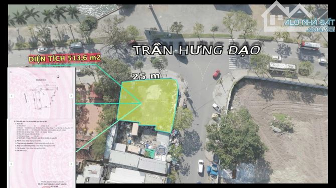 Góc 2 MT đường Trần Hưng Đạo & Nguyễn Công Trứ, Xây tổ hợp 4 -5 sao | Giá chỉ 200 triệu/m2 - 1