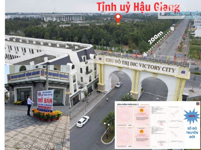 Mở bán phân khu đa tiện ích KĐT Victory City Hậu Giang giá từ 10.5tr/m2(Sàn DIC tại dự án) - 1