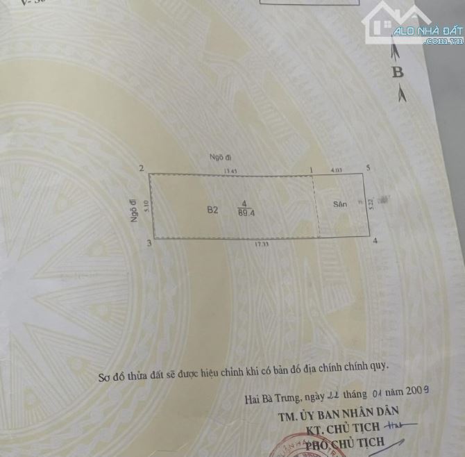 Bán nhà P/Lô phố Lạc Trung DT90mx2T MT5m lô góc ô tô tránh chỉ 30 tỷ khu dân chí cao - 2