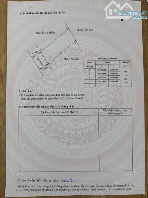 🌈 Siêu phẩm F0 hơn 400tr sở hữu 67m2 ngõ 3,5m tại Thôn 4 xã Du Lễ  Kiến Thuỵ - 2