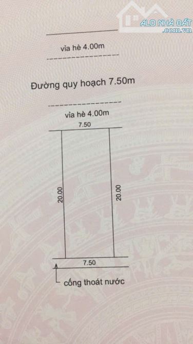 Đất tái định cư gò lăng 2, 150m2 ngang 7,5m đường 7,5m - 2