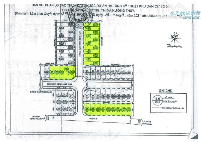 Bán 176m2 đất Khu HTKT Khu Dân Cư Tổ 4 Thủy Lương , Hương Thủy, Huế. - 2