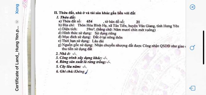 Cần bán 59m đất tại Hoà bình tân tiến - 3