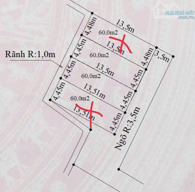 ❌❌❌ Chỉ còn 2 lô f0 - tại Thiên Hương - Thuỷ Nguyên .    👉 Diện tích : 60m vuông /1 lô - 3