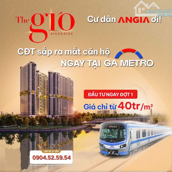 Chỉ trả trước 160tr, cơ hội sở hữu căn hộ The Gió Riverside - Xu hướng căn hộ Metro - 4