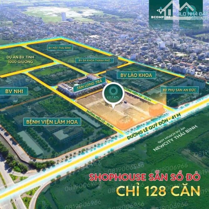 Bán căn shophouse dự án Y tế Glory downtow phường Trần Lãm TP Thái Bình - 5