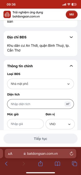 CHÍNH CHỦ BÁN NHÀ TRỤC CHÍNH KDC AN THỚI, CẦN THƠ. GIÁ 4,6 TỶ VND