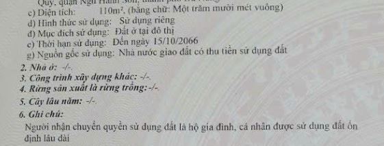 Bán đất mặt tiền đường Đặng Hồi Xuân, Hòa Quý - Đồng Nò, Hòa Quý, Ngũ Hành Sơn, Đà Nẵng