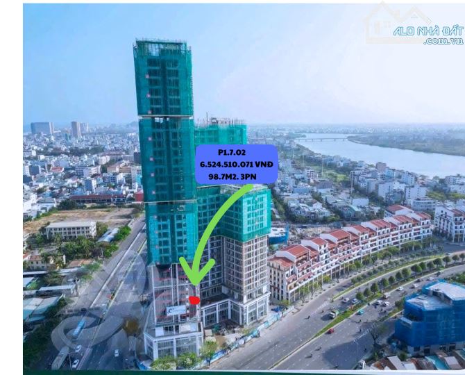 Siêu hót, căn góc 3 phòng ngủ 99m2 view sông Hàn , pháo Hoa tòa The Panoma 1 giá rẻ