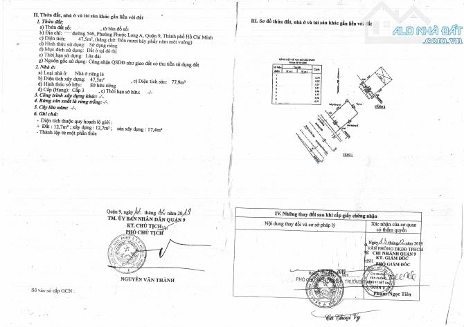 Bán gấp nhà 1 trệt 1 lầu mặt tiền - đang cho thuê 9tr/th - đường 546 - P. Phước Long A - 4