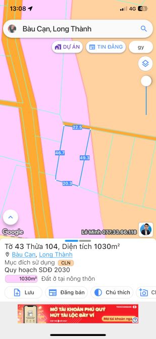 Cần bán 1 sào bàu cạn giá cực kì mềm chỉ 2 ty hơn