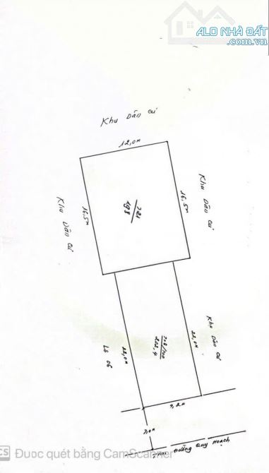 Lô đất hiếm mặt đường Đoàn Chuẩn (khu BT Hồ Đông) - 400,4m2 - mt 9,2m - giá chỉ hơn 20 tỷ